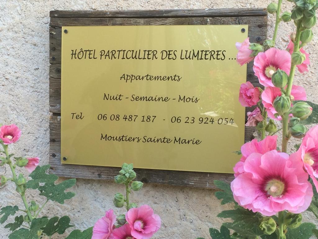 Hotel Particulier Des Lumieres Moustiers-Sainte-Marie Kültér fotó